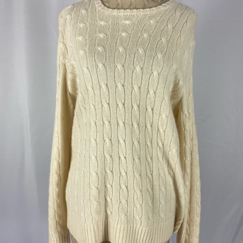 Polo by Ralph Lauren Ivory Cable Knit Sweater